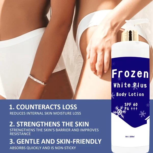 frozen white plus body lotion