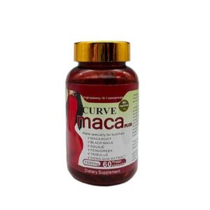 "Ultimate Curve Maca Pills - Natural enhancement for fuller butt and hips."