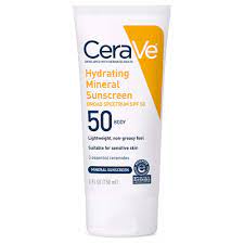 CeraVe 100% Mineral Face Sunscreen SPF 50