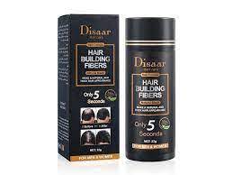 Disaar Hair Fiber Organic Hair Loss Treatment Instant Thickening Fiber Powder Black & Brown Men and Women