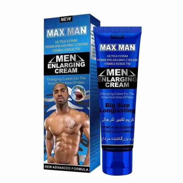 Max Man Enlarging Cream: A discreet solution for enhancing confidence and pleasure. Improve intimacy with this carefully formulated cream.