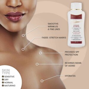 Makari Body Lotion: Luxurious skincare for radiant, even-toned skin.