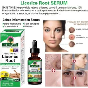 Licorice root Skin Care Serum Gentle moisturizing Whitening hydrating Facial Serum