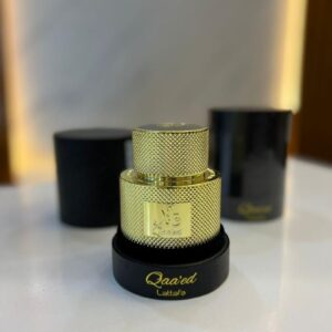 "Image of Qaaed Lattafa Perfume: A stylish fragrance exuding confidence and sophistication."