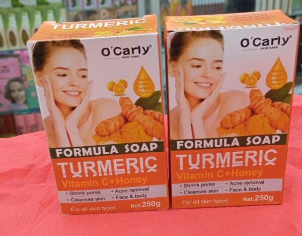 O'Carly TURMERIC & HONEY Face & Body Soap. Removes Wrinkles