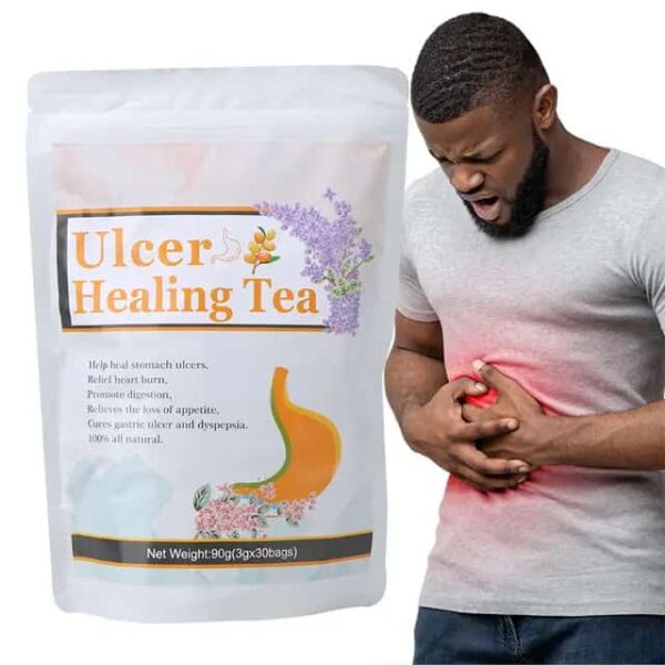 Organic Ulcer Healing Tea, Relief Gastritis 30 Tea Bags.