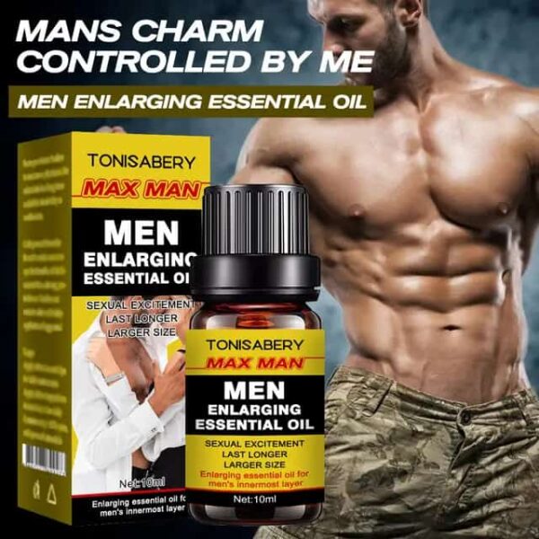 Max Man Men's Essential Oil Massage Enlargement Oil for Man