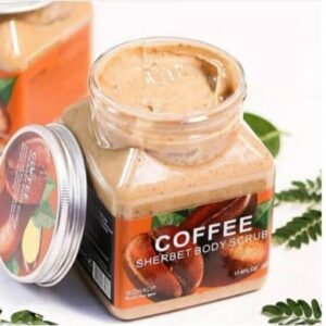 Wokali 500ML COFFEE Body Scrub of Deep Cleaning, Moisturizing, Softening & WHITENING