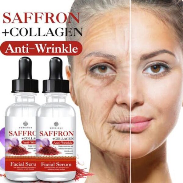 Facial Serum Anti-Wrinkle Anti-Aging Saffron Facial serum